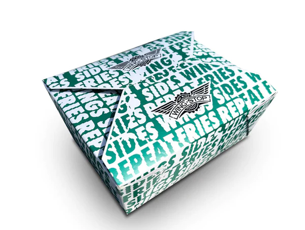 Eco-Freindly Letter Pattern Custom Take Away Boxes
