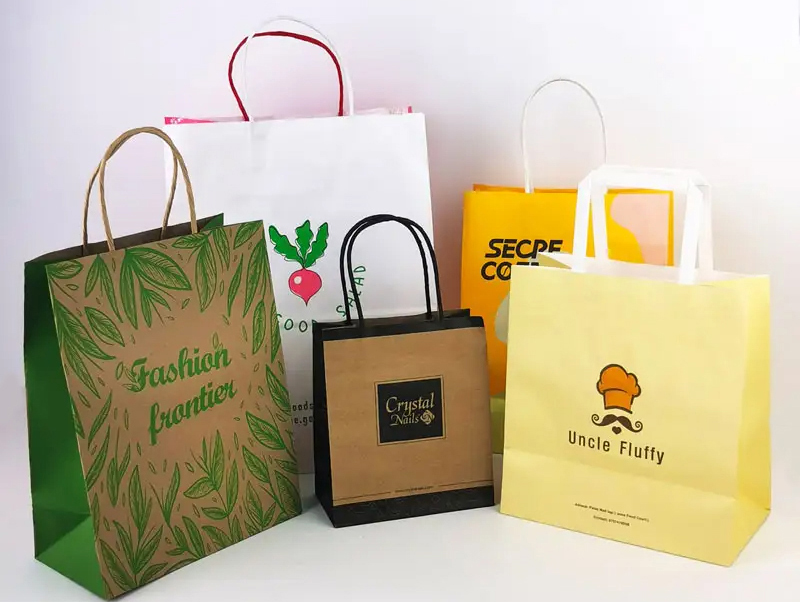 Packaging Kraft Coffee Paper Bag Customized Logo 