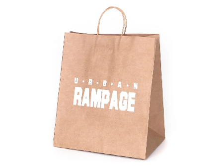 Food Carry Recycled Takeaway Brown Kraft Paper Bag