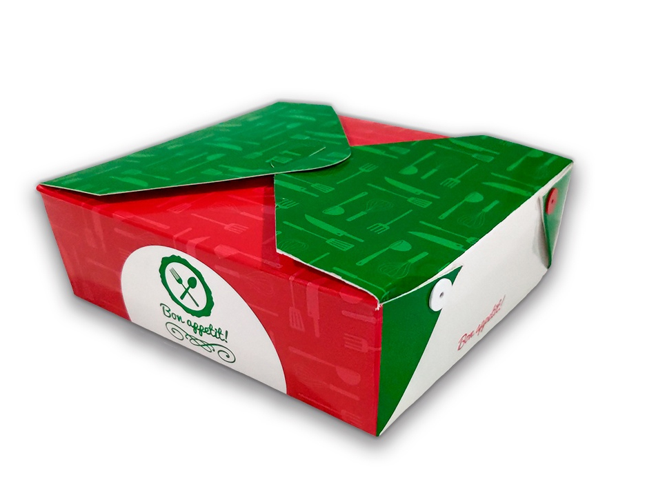 Oil Proof Packaging Lunch Cardboard Box