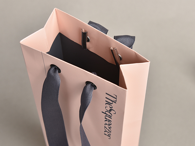 Wine Paper Bags Printed Custom For Packing