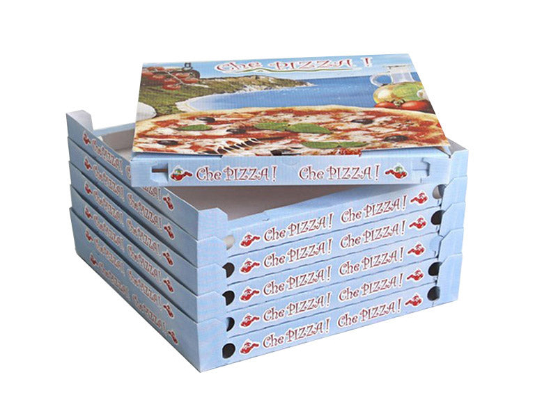Cheap Packing Blue Color Pizza Boxes