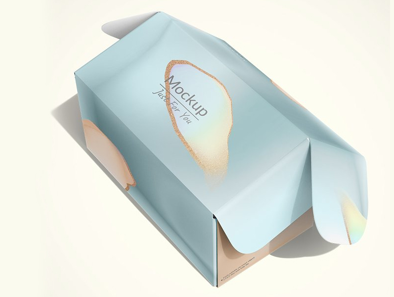 Gradation Color Packaging Decorative Corrugated Mailing Box