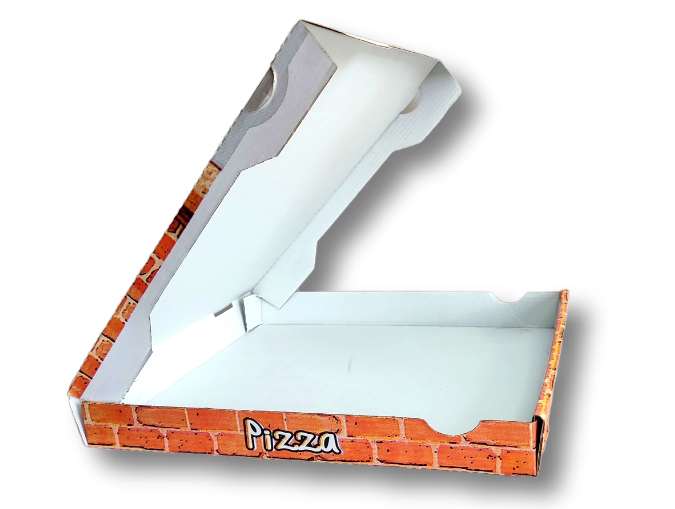 Takeaway Corrugated Recoverable Pizza Box 