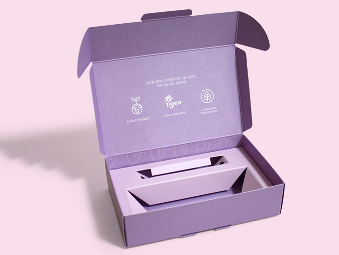 Rectangle Mailing Cosmetic Gift Packaging Box