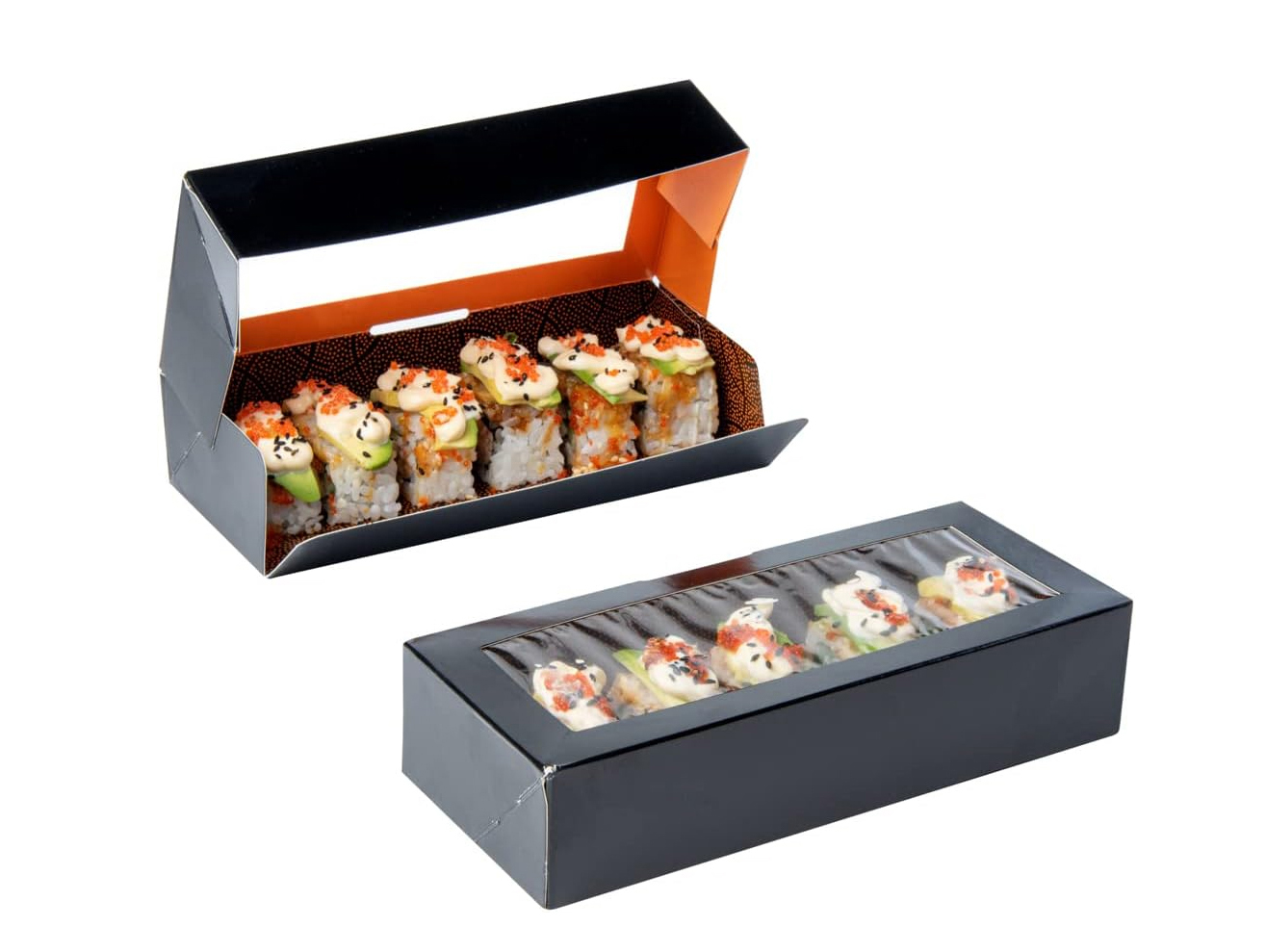 Fancy Take Away Box For Sushi Side Opening