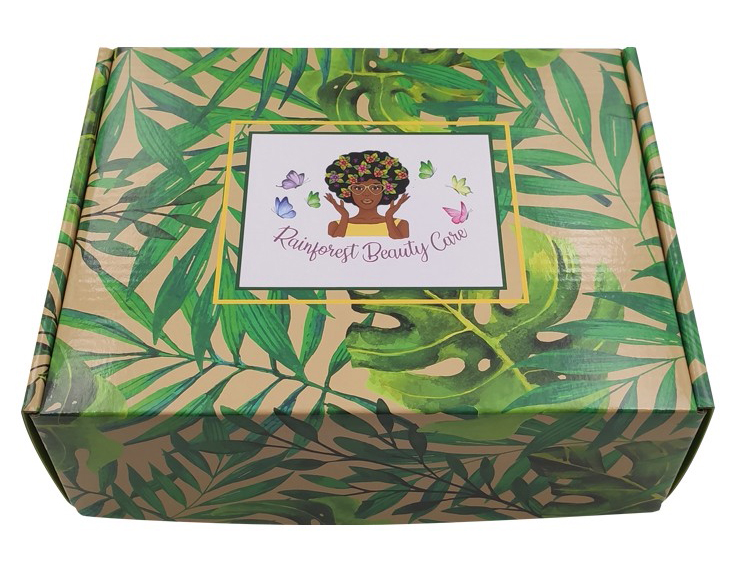 Rainforest Pattern Mailer Gift Corrugated Package Box   