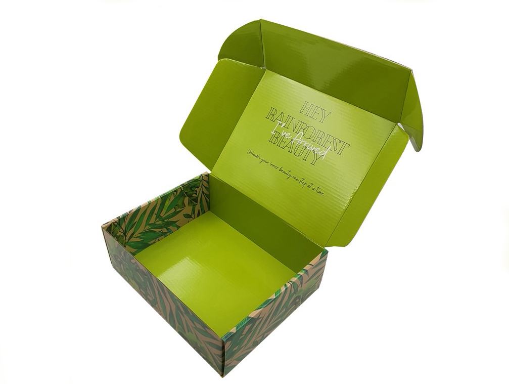 Rainforest Pattern Mailer Gift Corrugated Package Box 
