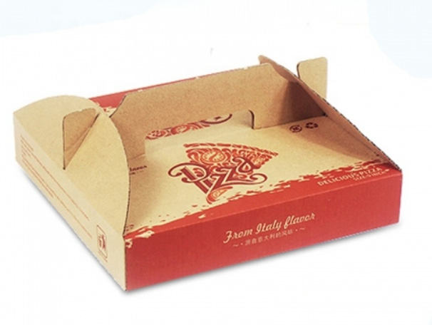 Corrugated Pizza Box With Handle