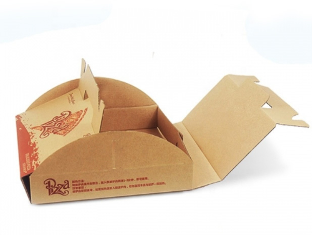 Corrugated Pizza Box With Handle