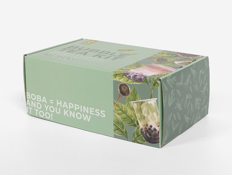 Corrugated Milky Tea Shipping Boxes Packaging