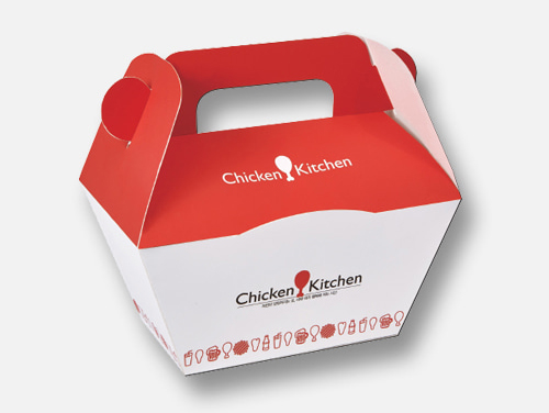 Take Out With Handle Paper Box