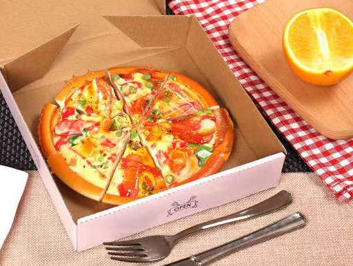 Pink Pizza Box For Thermo Pizza Delievry