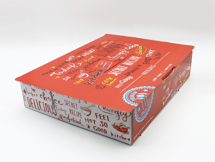 Chicken Paper Box With Logo Print