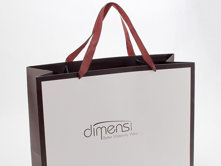  High-Capacity White Shopping Paper Bag 