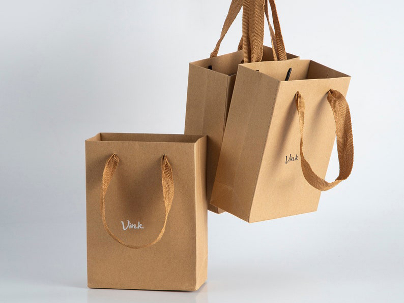 Shopping Bags With Logo Can Customized Colors