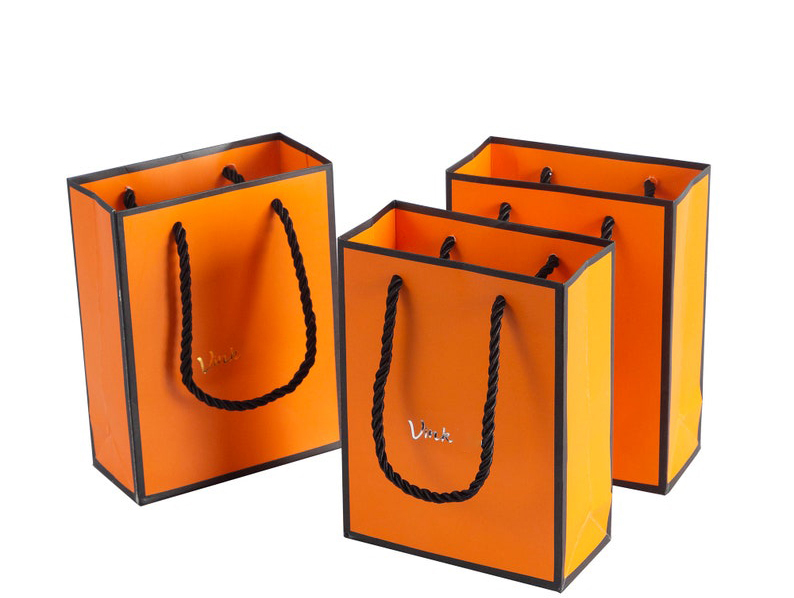 Shopping Bags With Logo Can Customized Colors 