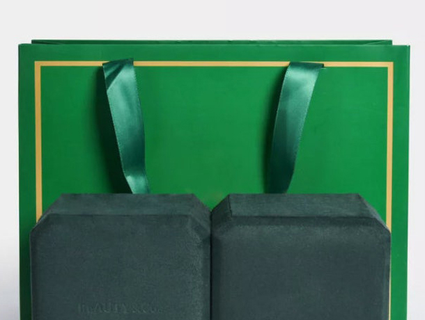  Luxury Green Shopping Paper Bags 