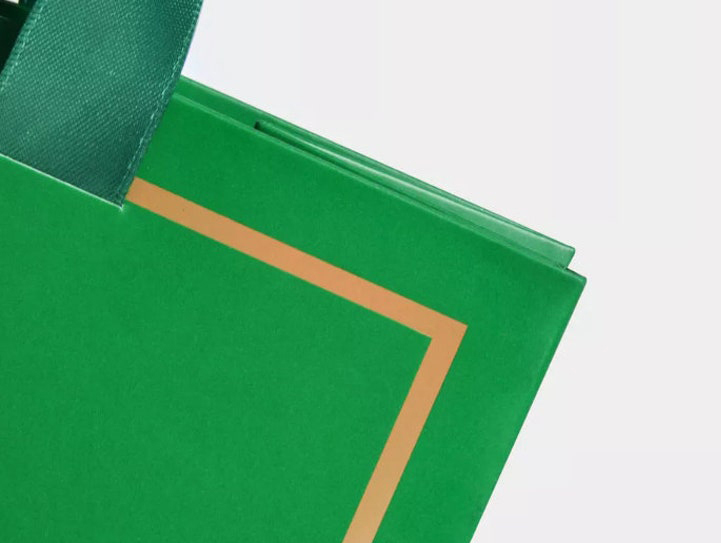  Luxury Green Shopping Paper Bags 