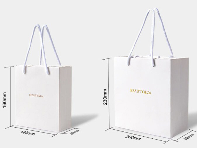 Popular Products Low Price White Paper Bags 