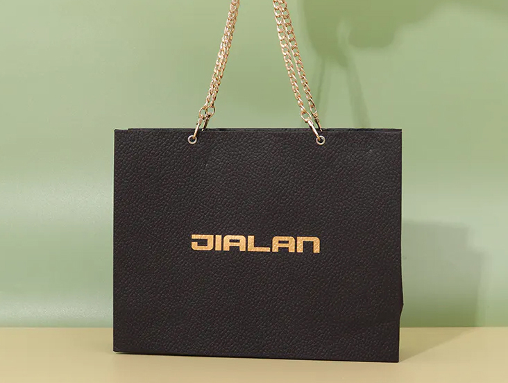 Special Material Black Paper Bags 