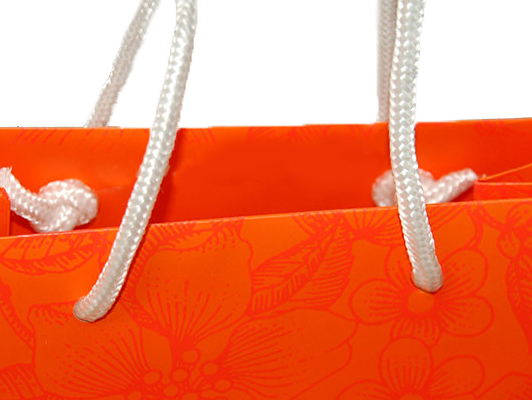  Eco-Friendly Paper Cosmetics Carry Rope Handle Bags 