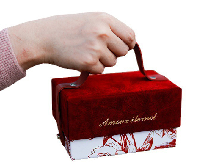  Luxury Wedding Companion Rigid Box With Leather Handle
