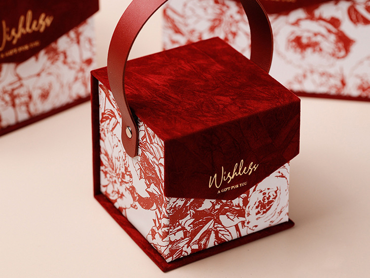  Luxury Wedding Companion Rigid Box With Leather Handle