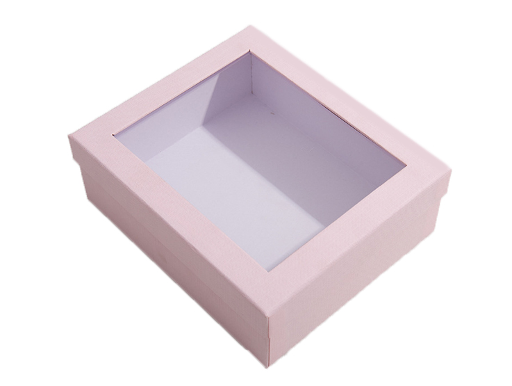 Rectangular Shape Gift Box With Transparency Window