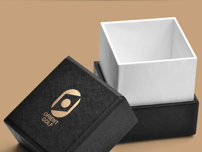 Recycled Black Jewelry Cardboard Box For Packaging