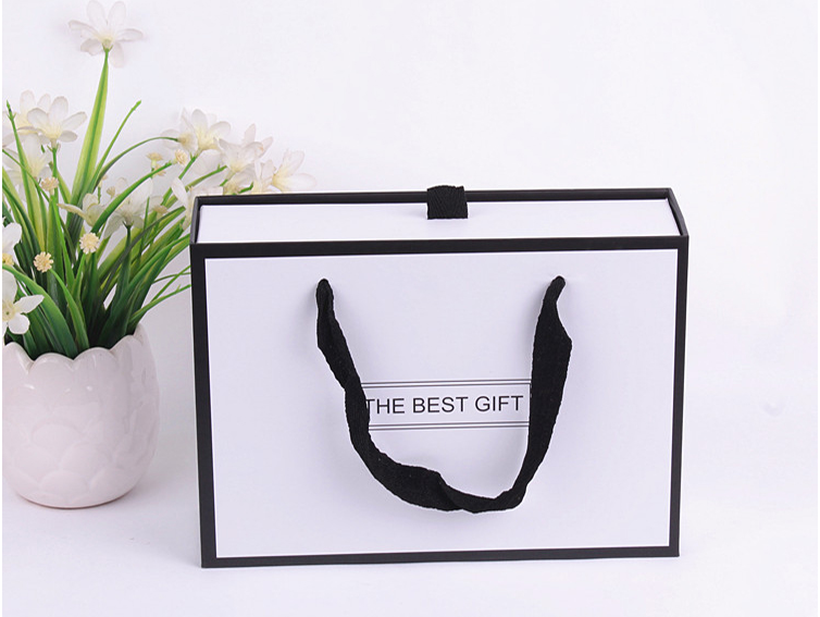 New Trends White Clothing Packing Rigid Drawer Box