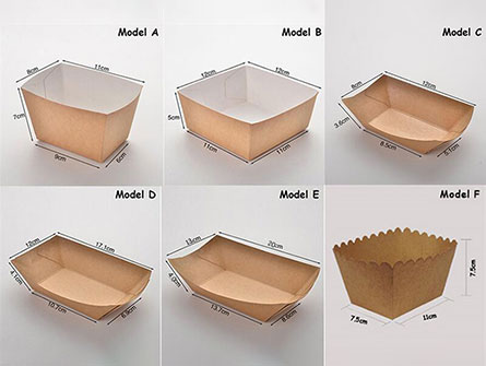 Kraft Paper Box Boat Shape