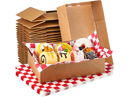 Custom Kraft Paper Food Trays