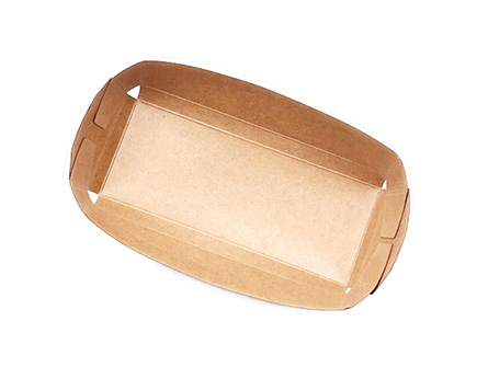 Disposable Ivory Paper Food Trays