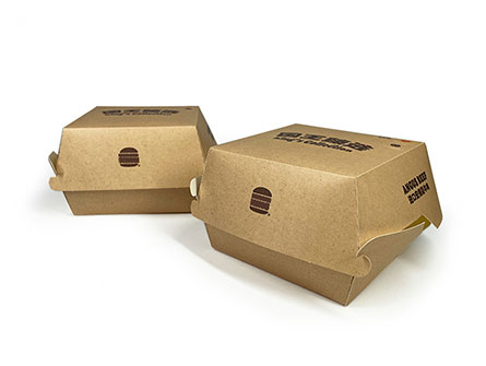 Paper Clamshell Burger Box