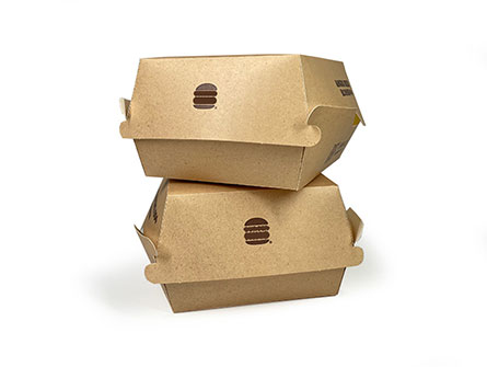 Paper Clamshell Burger Box