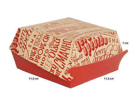 Takeaway Packing Burger Box