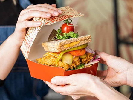 Takeaway Packing Burger Box