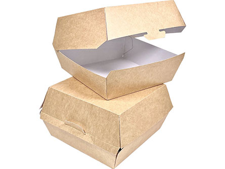 Brown Kraft Burger Box