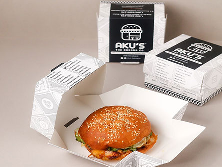 Paper Burger Hamburger Box