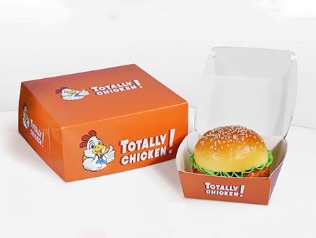 Printed Paper Burger Box Packing