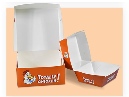 Printed Paper Burger Box Packing