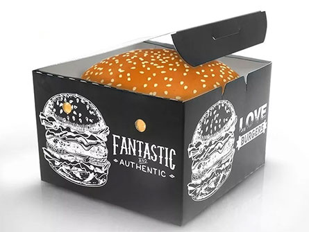 French Fries Packaging Burger Paper Box 