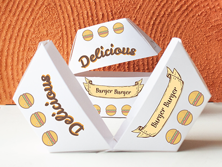 Custom Unique Burger Box 