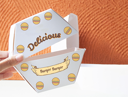 Custom Unique Burger Box 