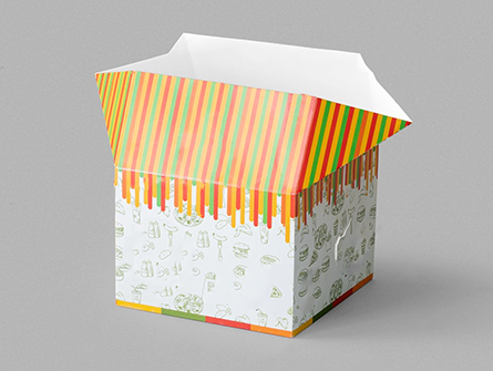 Food Packaging Hamburger Box