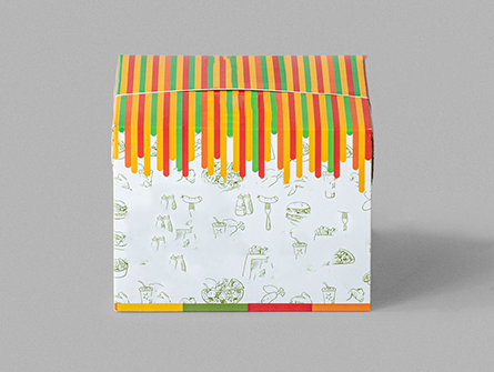 Food Packaging Hamburger Box