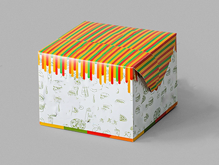 Food Packaging Hamburger Box