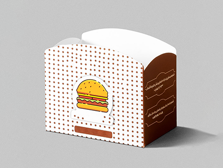 Paper Holder Hamburger Food Box