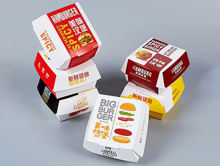 Recycle Hamburger Paper Box